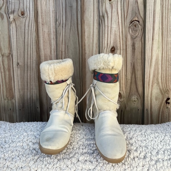 Tecnica Sheepskin and Leather Winter Boots - Picture 3 of 12